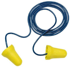3M - Disposable, Corded, 28 dB, Taper Flare Earplugs - Yellow, 200 Pairs - Eagle Tool & Supply