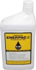 Enerpac - 1 Qt Bottle, Mineral Hydraulic Oil - ISO 32, <12,000 SUS at 0°F, 150 to 165 SUS at 100°F, 42 to 45 SUS at 210°F - Eagle Tool & Supply