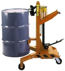 Wesco Industrial Products - 1,100 Lb Load Capacity, 55 Gal Drum Transporter - For 55 Gal Drums - Eagle Tool & Supply