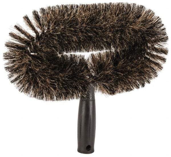 Unger - Horsehair Dust Brush - 1-1/4" Bristle Length, 11" Long Head, Plastic Handle - Eagle Tool & Supply