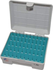 Meyer Gage - 50 Piece, 0.011-0.06 Inch Diameter Plug and Pin Gage Set - Plus 0.0001 Inch Tolerance, Class Z - Eagle Tool & Supply