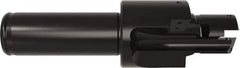 Allied Machine and Engineering - ISO 11926-1, MS 16142, SAE J1926-1 Standard, 3/4-16" Thread, 8 Tube Dash Number, 15° Porting Angle, 11/16" Pilot Diam, 3/4" Shank Diam, Indexable Spade Blade Insert Porting Tool - 2 Porting Inserts, 4.201" Overall Length - Eagle Tool & Supply