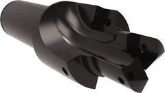Allied Machine and Engineering - ISO 11926-1, MS 16142, SAE J1926-1 Standard, 7/8-14" Thread, 10 Tube Dash Number, 15° Porting Angle, 0.807" Pilot Diam, 1" Shank Diam, Indexable Spade Blade Insert Porting Tool - 2 Porting Inserts, 4.671" Overall Length - Eagle Tool & Supply
