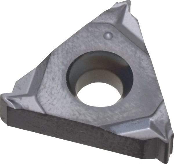 Kennametal - 16ER External Right Hand 18 UN Laydown Threading Insert - Grade KC5010, TiAlN Coated Carbide, 9.53mm Inscribed Circle - Eagle Tool & Supply