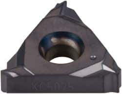 Kennametal - 16ER External Right Hand 20 UN Laydown Threading Insert - Grade KC5025, TiAlN Coated Carbide, 9.53mm Inscribed Circle - Eagle Tool & Supply