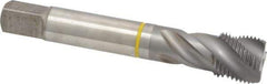 Guhring - 3/4-16 UNF 4 Flute 2B Modified Bottoming Spiral Flute Tap - Cobalt, Bright Finish, 4.252" OAL, Right Hand Flute, Right Hand Thread, Series 3905 - Eagle Tool & Supply