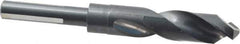Chicago-Latrobe - 51/64" Drill, 118° Point, High Speed Steel Silver Deming & Reduced Shank Drill Bit - Oxide Finish, 6" OAL, Flats on Shank, 3-1/8" Flute Length, Right Hand Cut, Split Point, Spiral Flute, Regular Spiral - Eagle Tool & Supply