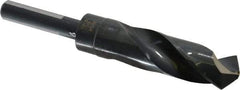 Chicago-Latrobe - 31/32" Drill, 118° Point, High Speed Steel Silver Deming & Reduced Shank Drill Bit - Oxide Finish, 6" OAL, Flats on Shank, 3-1/8" Flute Length, Right Hand Cut, Split Point, Spiral Flute, Regular Spiral - Eagle Tool & Supply