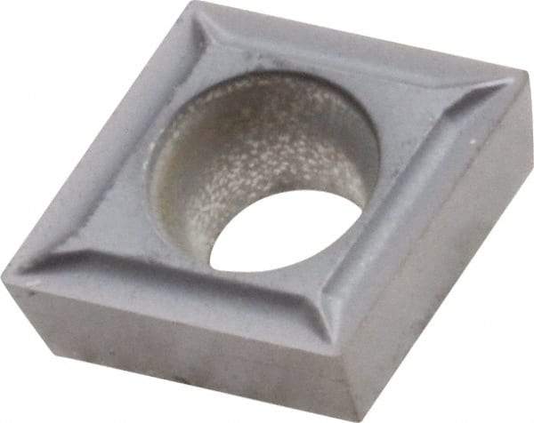 Kennametal - CCGT32.50.5 LF Grade KC5025 Carbide Turning Insert - TiAlN Finish, 80° Diamond, 3/8" Inscr Circle, 5/32" Thick, 0.0079" Corner Radius - Eagle Tool & Supply