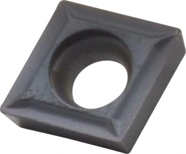 Kennametal - CCGT32.51 LF Grade KC5025 Carbide Turning Insert - TiAlN Finish, 80° Diamond, 3/8" Inscr Circle, 5/32" Thick, 1/64" Corner Radius - Eagle Tool & Supply