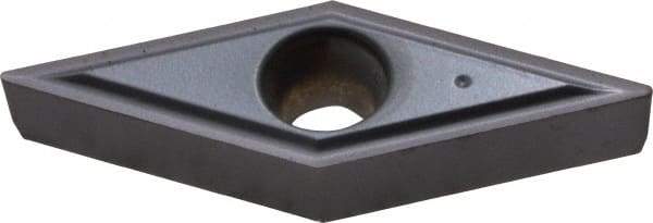 Kennametal - VBGT220.5 LF Grade KC5025 Carbide Turning Insert - TiAlN Finish, 35° Diamond, 1/4" Inscr Circle, 1/8" Thick, 0.0079" Corner Radius - Eagle Tool & Supply