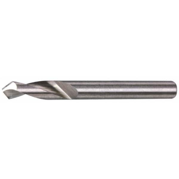 Accupro - 6mm Body Diam, 90°, 63mm OAL, Solid Carbide Spotting Drill - Eagle Tool & Supply