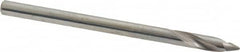 Made in USA - 1/8" Body Diam, 60°, 2" OAL, Solid Carbide Spotting Drill - Eagle Tool & Supply