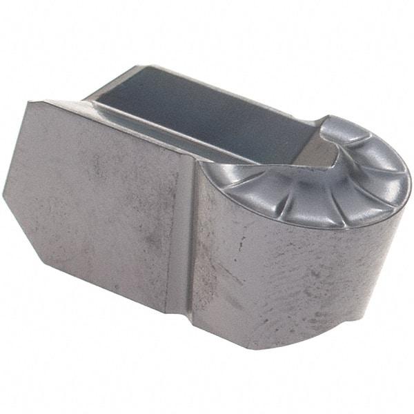 Iscar - 800400GIPY Grade IC907, 8mm Cutting Width Carbide Grooving Insert - Neutral, 4mm Corner Radius, TiAlN Finish - Eagle Tool & Supply