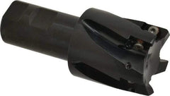 Kennametal - 2" Cut Diam, 18.03mm Max Depth of Cut, 1-1/4" Shank Diam, 115.06mm OAL, Indexable Square Shoulder End Mill - EC18.., EP18.. Inserts, Weldon Shank, 0° Lead Angle - Eagle Tool & Supply