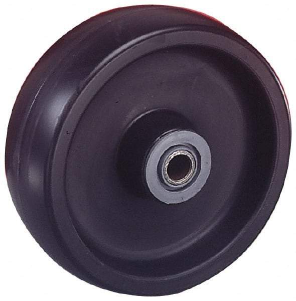 Albion - 6 Inch Diameter x 1-1/2 Inch Wide, Polyolefin Caster Wheel - 550 Lb. Capacity, 1-5/8 Inch Hub Length, 1/2 Inch Axle Diameter, Roller Bearing - Eagle Tool & Supply