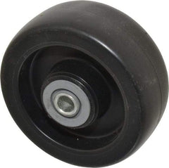 Albion - 5 Inch Diameter x 2 Inch Wide, Polyolefin Caster Wheel - 650 Lb. Capacity, 2-3/16 Inch Hub Length, 1/2 Inch Axle Diameter, Roller Bearing - Eagle Tool & Supply
