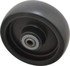 Albion - 6 Inch Diameter x 2 Inch Wide, Polyolefin Caster Wheel - 750 Lb. Capacity, 2-3/16 Inch Hub Length, 1/2 Inch Axle Diameter, Roller Bearing - Eagle Tool & Supply