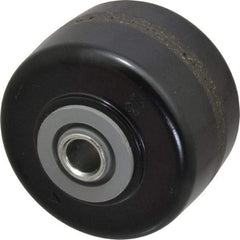 Albion - 3-1/4 Inch Diameter x 2 Inch Wide, Phenolic Caster Wheel - 700 Lb. Capacity, 2-3/16 Inch Hub Length, 1/2 Inch Axle Diameter, Roller Bearing - Eagle Tool & Supply