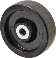 Albion - 4 Inch Diameter x 1-1/4 Inch Wide, Phenolic Caster Wheel - 400 Lb. Capacity, 1-3/8 Inch Hub Length, 1/2 Inch Axle Diameter, Roller Bearing - Eagle Tool & Supply