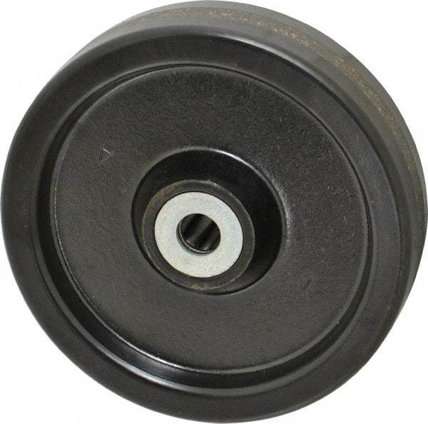 Albion - 5 Inch Diameter x 1-1/4 Inch Wide, Phenolic Caster Wheel - 400 Lb. Capacity, 1-3/8 Inch Hub Length, 1/2 Inch Axle Diameter, Roller Bearing - Eagle Tool & Supply