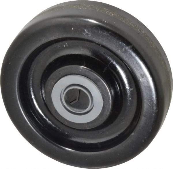 Albion - 5 Inch Diameter x 1-1/2 Inch Wide, Phenolic Caster Wheel - 600 Lb. Capacity, 1-5/8 Inch Hub Length, 1/2 Inch Axle Diameter, Roller Bearing - Eagle Tool & Supply