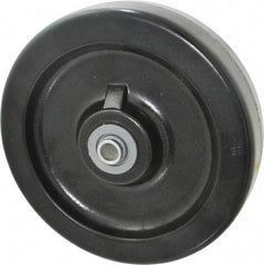 Albion - 8 Inch Diameter x 2 Inch Wide, Phenolic Caster Wheel - 1,400 Lb. Capacity, 2-3/16 Inch Hub Length, 1/2 Inch Axle Diameter, Roller Bearing - Eagle Tool & Supply