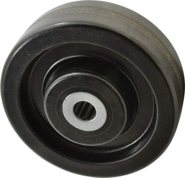 Albion - 8 Inch Diameter x 2-1/2 Inch Wide, Phenolic Caster Wheel - 2,000 Lb. Capacity, 3-1/4 Inch Hub Length, 1 Inch Axle Diameter, Roller Bearing - Eagle Tool & Supply