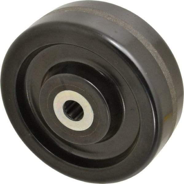 Albion - 8 Inch Diameter x 3 Inch Wide, Phenolic Caster Wheel - 2,500 Lb. Capacity, 3-1/4 Inch Hub Length, 1 Inch Axle Diameter, Roller Bearing - Eagle Tool & Supply