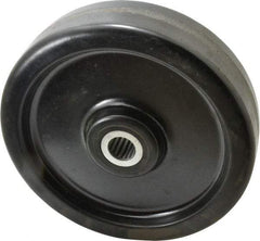 Albion - 12 Inch Diameter x 3 Inch Wide, Phenolic Caster Wheel - 3,500 Lb. Capacity, 3-1/4 Inch Hub Length, 1-1/4 Inch Axle Diameter, Roller Bearing - Eagle Tool & Supply