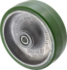 Albion - 6 Inch Diameter x 2 Inch Wide, Polyurethane Caster Wheel - 1,230 Lb. Capacity, 2-7/16 Inch Hub Length, 1/2 Inch Axle Diameter, Roller Bearing - Eagle Tool & Supply