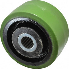 Albion - 6 Inch Diameter x 3 Inch Wide, Polyurethane Caster Wheel - 2,040 Lb. Capacity, 3-1/4 Inch Hub Length, 1-1/4 Inch Axle Diameter, Roller Bearing - Eagle Tool & Supply