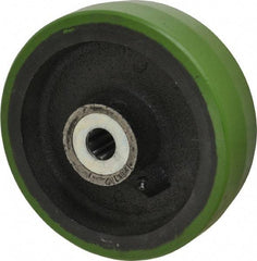 Albion - 8 Inch Diameter x 2-1/2 Inch Wide, Polyurethane Caster Wheel - 2,010 Lb. Capacity, 3-1/4 Inch Hub Length, 1 Inch Axle Diameter, Roller Bearing - Eagle Tool & Supply