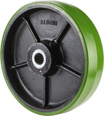 Albion - 12 Inch Diameter x 3 Inch Wide, Polyurethane Caster Wheel - 3,420 Lb. Capacity, 3-1/4 Inch Hub Length, 1-1/4 Inch Axle Diameter, Roller Bearing - Eagle Tool & Supply