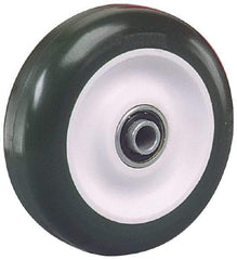 Albion - 3 Inch Diameter x 1-1/4 Inch Wide, Polyurethane Caster Wheel - 300 Lb. Capacity, 1-3/8 Inch Hub Length, 3/8 Inch Axle Diameter, Ball Bearing - Eagle Tool & Supply