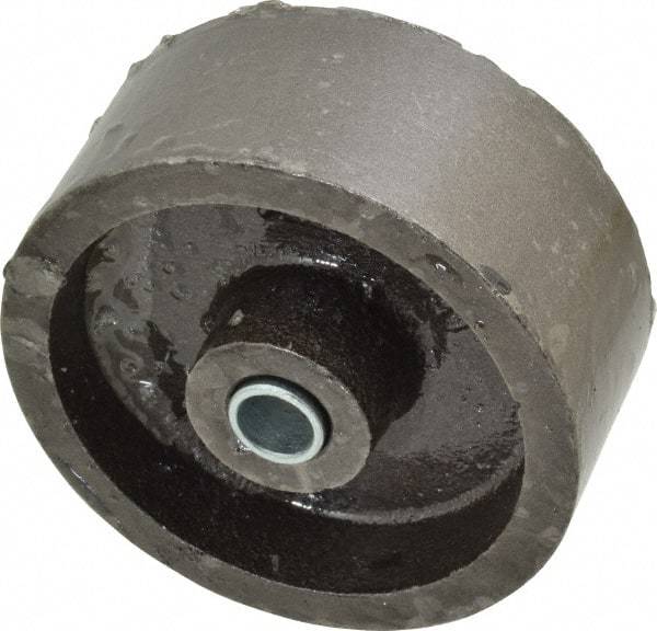 Albion - 3 Inch Diameter x 1-1/4 Inch Wide, Cast Iron Caster Wheel - 300 Lb. Capacity, 1-1/2 Inch Hub Length, 3/8 Inch Axle Diameter, Sleeve Bearing - Eagle Tool & Supply