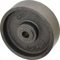 Albion - 4 Inch Diameter x 1-1/4 Inch Wide, Cast Iron Caster Wheel - 350 Lb. Capacity, 1-3/8 Inch Hub Length, 3/8 Inch Axle Diameter, Sleeve Bearing - Eagle Tool & Supply