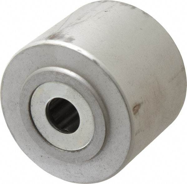 Albion - 4 Inch Diameter x 3 Inch Wide, Cast Iron Caster Wheel - 2,000 Lb. Capacity, 3-1/4 Inch Hub Length, 1 Inch Axle Diameter, Roller Bearing - Eagle Tool & Supply