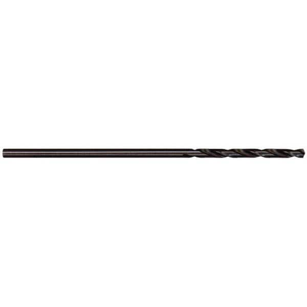 #14 2-3/16″ Flute Length 135° High Speed Steel Aircraft Extension Drill Oxide Finish, 0.182″ Diam Straight-Cylindrical Shank, Split Point, Self-Centering, Series 912