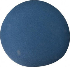 Superior Abrasives - 16" Diam, 50 Grit Zirconia Alumina Adhesive PSA Disc - Coarse Grade, Blue, Cloth Backing, Flexible - Eagle Tool & Supply