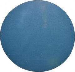 Superior Abrasives - 18" Diam, 80 Grit Zirconia Alumina Adhesive PSA Disc - Medium Grade, Blue, Cloth Backing, Flexible - Eagle Tool & Supply