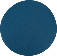 Superior Abrasives - 20" Diam, 80 Grit Zirconia Alumina Adhesive PSA Disc - Medium Grade, Blue, X Weighted Backing, Flexible - Eagle Tool & Supply