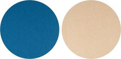 Superior Abrasives - 24" Diam, 50 Grit Zirconia Alumina Adhesive PSA Disc - Coarse Grade, Blue, X Weighted Backing, Flexible - Eagle Tool & Supply