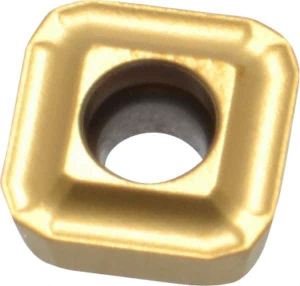 Seco - SPGX0703 C1 Grade T400D Carbide Indexable Drill Insert - TiAlN/TiN Finish, Square, 5/16" Inscribed Circle - Eagle Tool & Supply