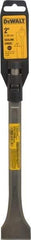 DeWALT - 2" Head Width, 12" OAL, 21/32" Shank Diam, Scaling Chisel - Spline Drive, Spline Shank, Steel - Eagle Tool & Supply