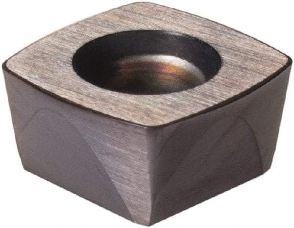 Kennametal - XDLW090408 SR Grade X400 Carbide Milling Insert - TiAlN Finish, 0.187" Thick, 3/8" Inscribed Circle, 0.031" Corner Radius - Eagle Tool & Supply
