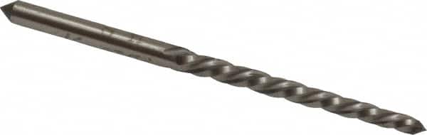 Value Collection - #3/0 Pin, 0.1302" Diam, 0.1029" Small End, 9/64" Diam Straight Shank, 1-5/16" Flute, Taper Pin Reamer - Eagle Tool & Supply