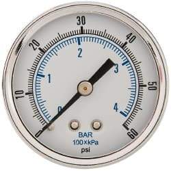 Parker - FRL Pressure Gauge - Use with 06/16/07/17/P3N - Eagle Tool & Supply