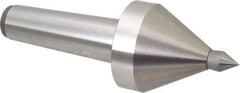 Royal Products - MT5 Taper Shank, 3-3/8" Head Diam 5,700 & 6,865 Lb Capacity Live Center - 3,500 Max RPM, 3.15" Head Length, 3/4" Point Diam, 1-1/8" Point Len, 1,165 Lb Max Workpc, 9-13/16" OAL, 3/4" Tip Diam, Long Point - Eagle Tool & Supply