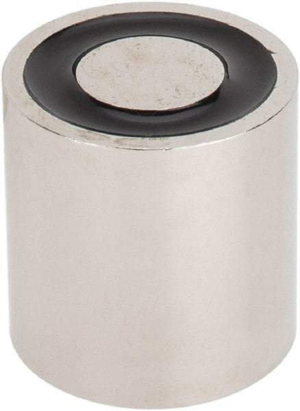 Mag-Mate - 1-1/4" Diam, 4.5 Watts, 44 Lb Max Magnetic Pull Electromagnet - 1/4-20 Thread, 24 DC Output Voltage - Eagle Tool & Supply